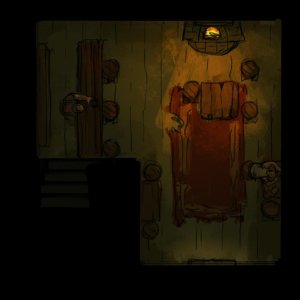 Tar Forest - maps I drew by hand for my DnD oneshot, feel free to use (HORROR WARNING)