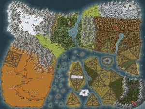 Map for Novel I'm Writing