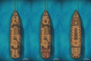 Grand Sailing Ship | [66 x 44] | + 352 Assets by Eldritch Arcanum