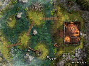 The Witches Swamp - 40x30 Free Map