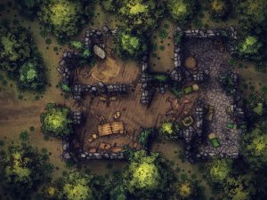 Forest Ruins [24x18]