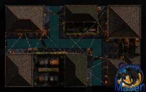 "Canal Way"(27x17) stalk the back alleys of a venician style city in canal way!