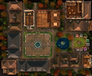 Today is my 4 year mapmaking anniversary, so here's a full free HUGE map pack for everyone! THE MODEL VILLAGE (60x50 Multilevel) - 28 buildings, 3 multilevel variants, 45 map files, 524 (!) first person walkthrough / flyover pics + videos, VTT import data