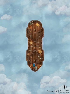The Cloudsplitter - An airship that can split into four parts!