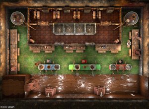 Welcome to the Chocolate Cakery - a place of pure chocolate and joy! Just don't go poking around the Factory Floor... got it? {The Chocolate Cakery (30x22) - Free day & night maps plus hundreds more!}