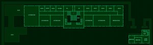 Do you dare venture into the fungus-infested basement rooms of the Campus of Human Sciences? I hope you haven't forgotten your gas mask. > a day at the university battlemaps - Lecture & medical faculty building [82x26, abandoned version] & Entrance [27x43