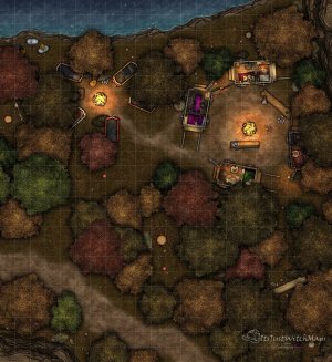 Free Traveler Camp 22x24 Basic, Day, Night, and Spooky variants!