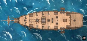 Galleon 'Ship of the Line' [42 x 20] 6 Decks