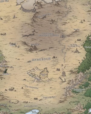 The desert of Anauroch