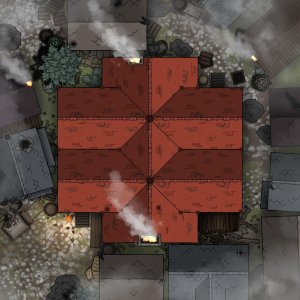 Blood of the Vine Tavern [Curse of Strahd] — Free Battlemap [20x20]