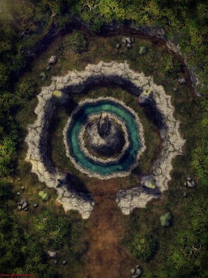 Forest Ritual (4 variants) by MapleMapsDnD | [Battle Map] [No AI] [OC] [Art]