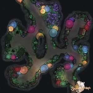 [25x25] The Herbalists Grotto Night