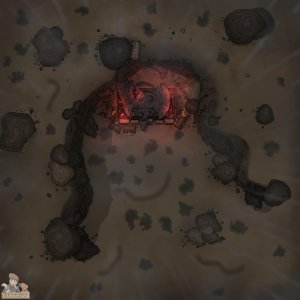 The Sun-Scorched Dragon Shrine [16x16]