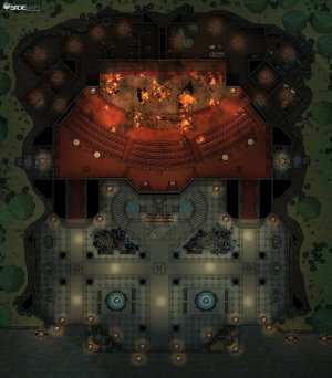 Theatre + burning variant - [60x68]
