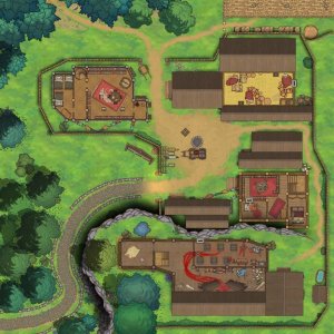 Forest Village — D&D map - Alrork