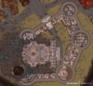 High Hall Cathedral - Expanded Complex - Descent into Avernus [195x180]