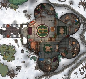 Mirt's Mansion - Waterdeep [25x23]