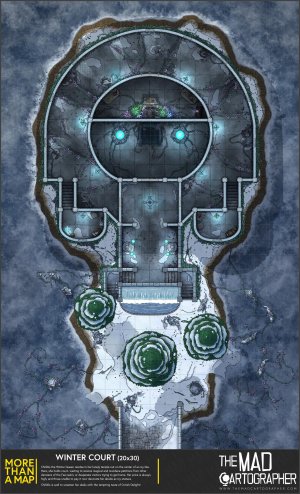 [20x30] More Than a Map: Winter Court