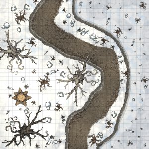 Progression of map quality over the course of my 3 year campaign. (2 years using dungeondraft)