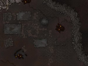 Ruins of a burning city [help]