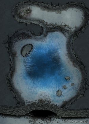 White Dragon Cave & Ice Lake [50 x 90]