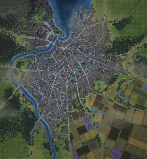 The capital of my homebrew world. Silur - City of merchants and thieves.