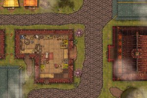 Eastern/Asian Pottery Shop [30x20] [Pathfinder Jade Regent Book 5]