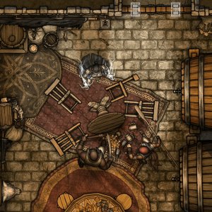 [OC] Pirate Lair 52x64 by Forgotten Adventures