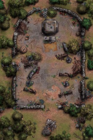 Old Church Ruins [20x30] - 5 unique variations