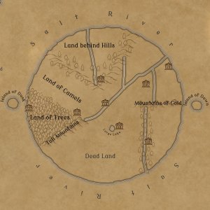 First draft of a Map loosely inspired by the Babylonian Imago Mundi and similar maps