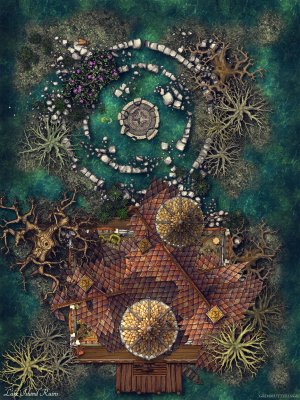 Lake Island Ruins