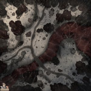 The Gasping River [60x60]