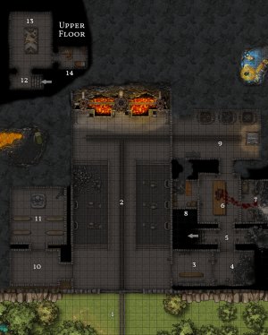 Firebreaker Forge - a dungeon that I made for my D&D campaign