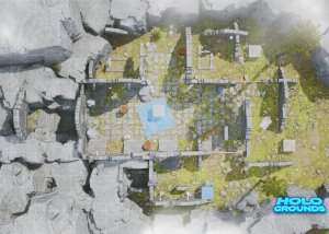 [28x20] Temple Ruins Abandoned Battlemaps Pack