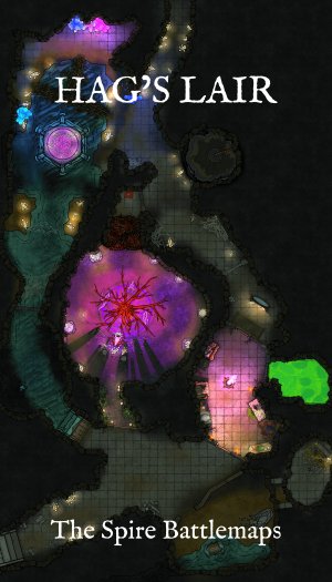 Free Map! Hag's Lair with Foundry VTT JSON Included