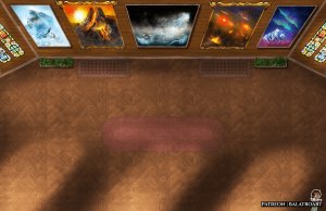 The paintings in the magic gallery really bring the artist’s visions to life. Quite literally.