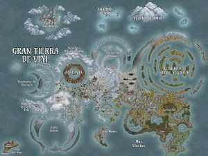 East half of the map of the novel I'm writing