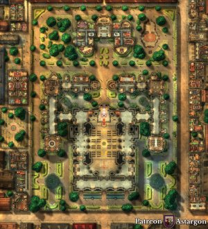 Cathedral of Akreus [100x110 basement + upper floor]