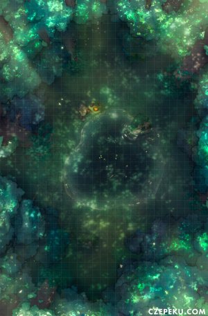 Overgrown Magic Forest | A Czepeku Battlemap! [27x41]