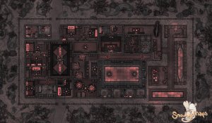 [67x39] Gothic Manor First Floor Blood