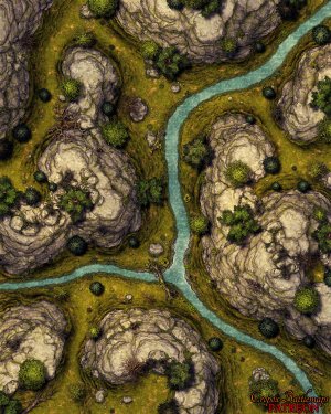 Highland Creek 40x50 battle map