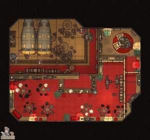 Steampunk Hat Shop [24x22]