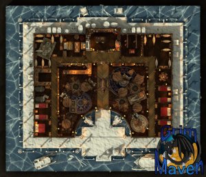 "Waveside Inn"(36x31) Sailing the high Seas and need a drink? Come to the Waveside Inn!