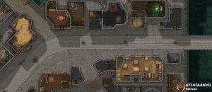 City Streets, a 4-layer urban battlemap. Ground, Upper Floor, Rooftop and Sewers [60x26]