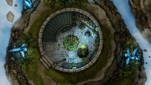 [OC] Floating Mage Tower 26x33 by Forgotten Adventures