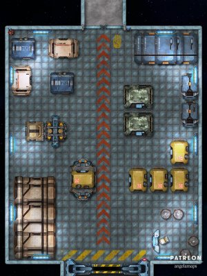 Cargo Deck [battlemap] from Angela Maps - 3 versions! [art]