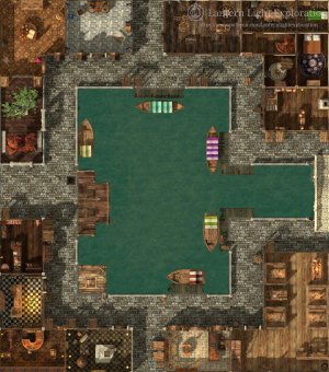 Canal Market [30x34]