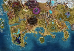 I finished my map for my second campaign, with specific ones for each month for migrating floating islands.