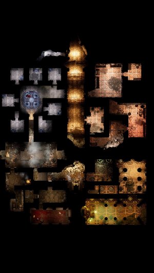 Phandelver and Below: The Shattered Obelisk - Talhundereth static and animated battlemap