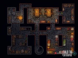 Ironbark Depot & Warrens — A 3-Part Subterranean Dungeon [20x15] [OC] [Art]